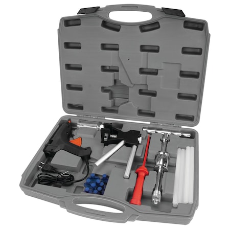 Performance Tool Paintless Dent Repair Kit, Glue Gun, Slide Hammer, Bridge Puller C28500