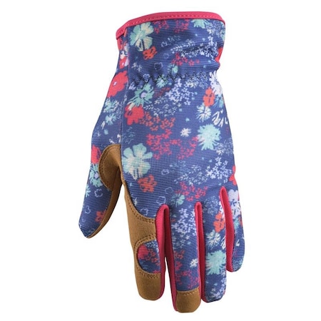 Wells Lamont Women's Indoor/Outdoor Botanical Work Gloves Multicolor S 1 pair 7753S-925