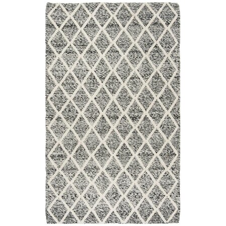 Safavieh Natura Hand Woven Medium Rectangle Area RugIvory & Black 6 x 9 ft. NAT711C-6