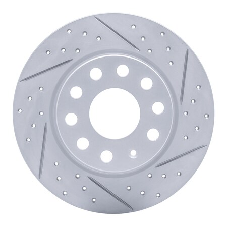 Dynamic Friction Co DFC Geoperformance Rotor - Drilled and Slotted 830-74059R