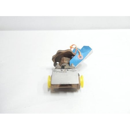 Itt DIA-FLO MANUAL BRONZE THREADED 1/2IN NPT DIAPHRAGM VALVE 0.5-2402-M-933
