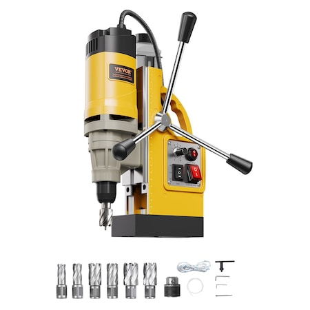 Vevor Magnetic Drill 1450W 2878 lbf Portable Mag Drill Press 2in Boring Diameter MDP-50