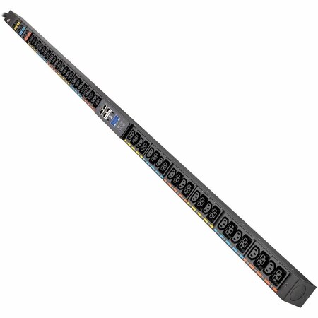 Eaton 3-Phase Managed Rack PDU G4, 240/415V, 48 Outlets, 24A/32A, 17.3kW, 532P6W Input, 10 ft. Cord, 0U EVMAG332C