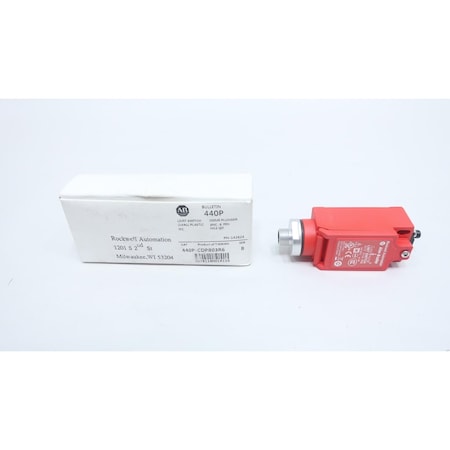 Allen Bradley Guardmaster Dome Plunger Limit Switch 240V-Ac 440P-CDPB03R6