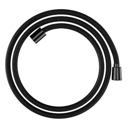 Hansgrohe DesignFlex Textile Handshower Hose, 63" in Brushed Black Chrome 28260340