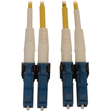 Eaton Tripp Lite Series 400G Duplex Singlemode 9/125 OS2 Switchable Fiber Optic Cable LC/UPC M/M, N370X-02M
