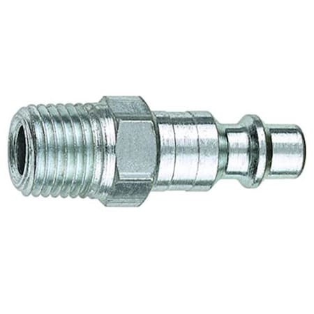 Amflo 1/4 In. Coupler Plug With Male 1/4 In. Threads I/M Industrial, 10PK CP21