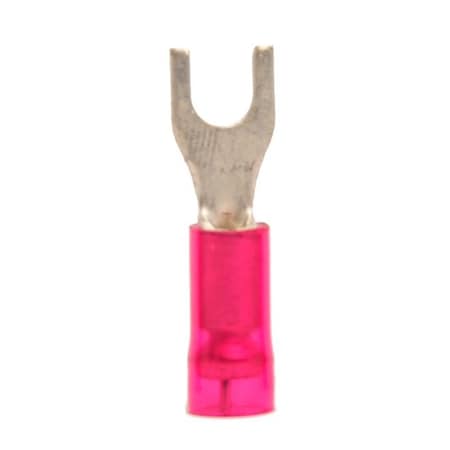Hillsdale Terminal Fork Terminal, #6 Stud Size, 18 AWG, 600 V, Nylon Insulated, 500 PK 30055