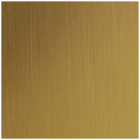 Zoro Select SS Sheet, Rectangle, 48 in Overall W T22 Prestige Gold HL FPR 20Gx48x120