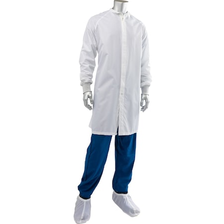 Uniform Technology Maxima ESD ISO 4 (CLASS 10) Cleanroom Frock CFRZC-68WH-2XL