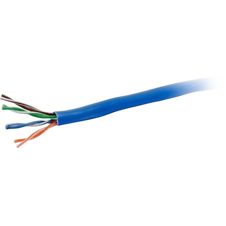 C2G 1000FT CAT6 SOLID PVC BLUE TAA 56017