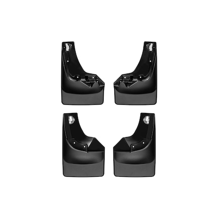 Weathertech Black No Drill MudFlaps, 2024 - 2025 Chevrolet Traverse 110193-120193
