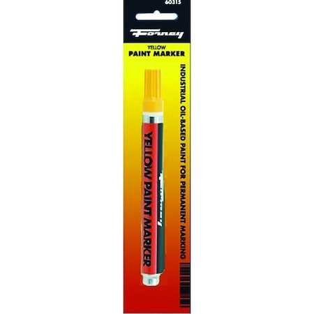 Forney Paint Marker, Yellow 60315