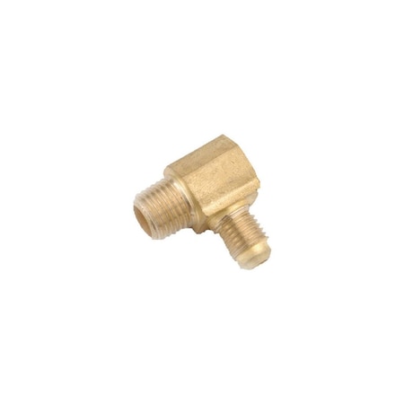 Lasco 17-4930U Pipe Elbow, 3/8 in, Flare x MPT, 90 deg Angle, Brass, 1000 psi Pressure 754049-0606