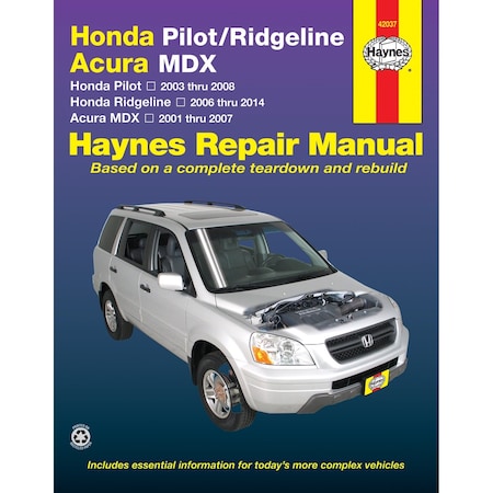 Haynes Honda Pilot 03-08 Manual, 42037 42037