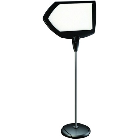 Bi-Silque MasterVision Arrow Dry-Erase Sign Stand, 17in X 25in, Black SIG01010101