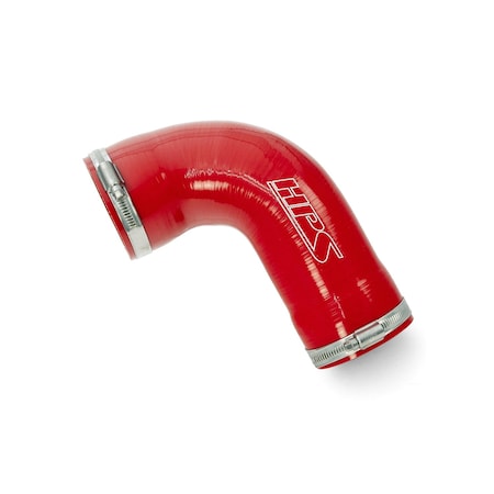 Hps Performance High Temp Reinforced Silicone Air Intake Hose Kit, Red,  57-2207-RED