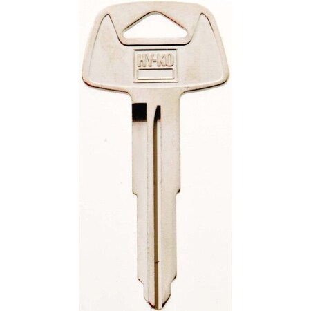 Hy-Ko Automotive Key Blank, Brass, Nickel, For Mitsubishi Vehicle Locks 11010MIT3