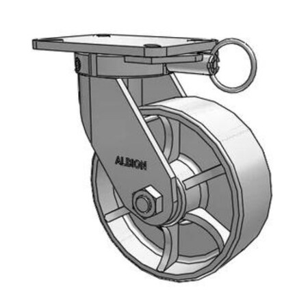 Albion 8x3-Cast-Iron-Caster 410CA08501SL