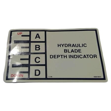 Cnh DECAL, CNH OEM 18534189 18534189