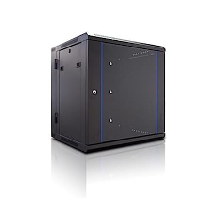 Crimson 19 in. Wall Mounted Rack Enclosure with Hinged Back Door, 12 units RC12U