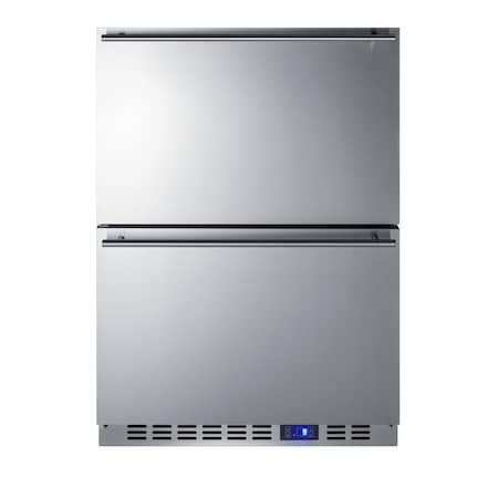 Summit 24" Wide 2-Drawer All-Freezer SCFF532D