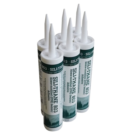 Enpac Sili-Thane 803 Sealant, White, 6PK ENP SILICS