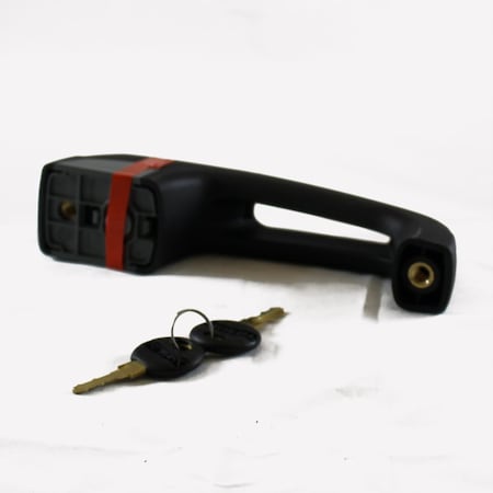 Trimark D-paddle compartment handle, non key-locking, multi-point bellcrank, 6-1/4 in. Dia. 18914-02