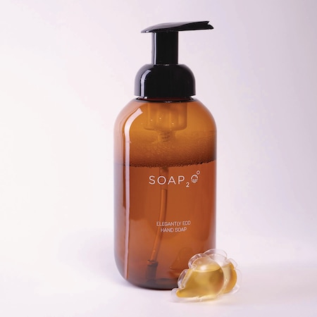 Soap2O Eco Plastic Soap Dispenser, 500 mL, Brown S2OHS500FEA