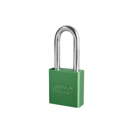 Master Lock Co Padlock 2in Shackle Aluminum Green A1206KD GRN