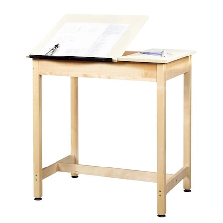 Diversified Spaces Rectangle Drafting Table, 36" W, 36" H, Almond DT-9SA37