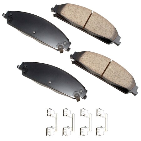 Akebono 07-11 Dodge/Chry 300/11 Ford Taurus-Fr Street Perf Pad, Asp1058 ASP1058