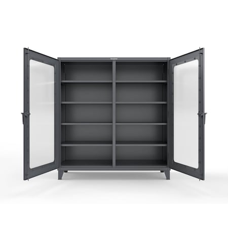 Strong Hold 12 GA Extreme Duty Clearview Double Shift Cabinet 66-DS-LD-248