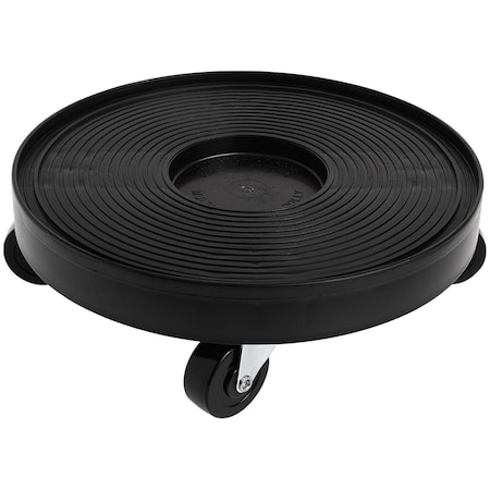 Devault Enterprises Plant Dolly, No Drainage Hole, Black, 12" DEV3012B