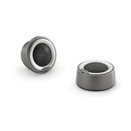 Jl Audio 1in M6 Marine Component Tweeters, Grey Metallic Mount, Titanium Bezel, 2PK 93694/010-03501-00