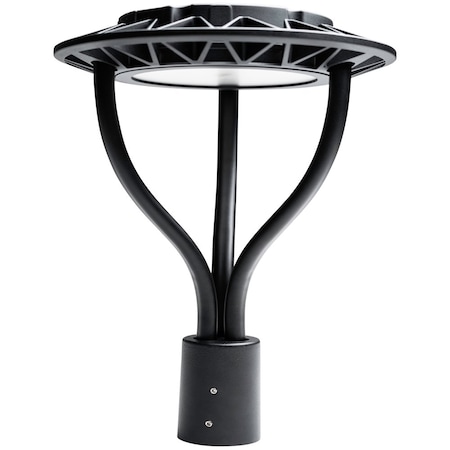 J&H Led 1-Light 20 in. Black Aluminum Hardwired Outdoor Weather Resistant Post Light with Integrated LED JH-TLGWGL-52H