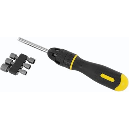 Stanley Standard, Phillips, TORX, Pozi, Square Bit 10 1/2 in, Drive Size: 1/4 in , Num. of pieces:11 68-010