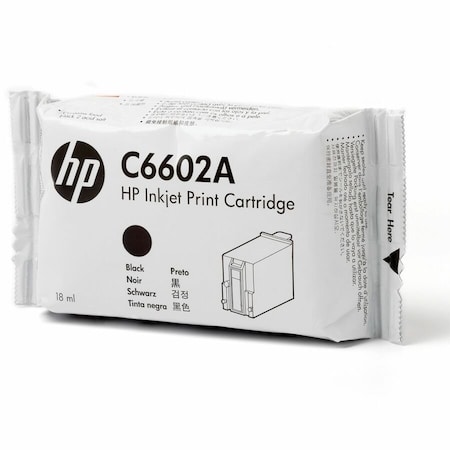 Hp Ink Cartridge, Black C6602A