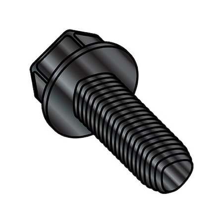 Zoro Select 1/4-20X1 Unsl Hex Was Thrd Rol Alt Black Ox & Wax, 2500Pk 1416RWB