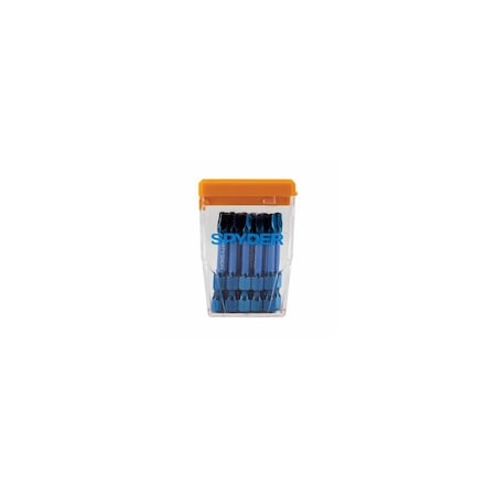 Sm Products SQ2 Mach-Blue Square Impact Driver Bits, 2 In., 15-Pk. Case 19077