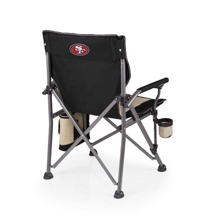 Picnic Time Family Of Brands NFL San Francisco 49ers - Outlander XL Camping Chair with Cooler 800-00-175-274-2