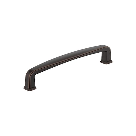 Amerock Franklin 5-1/16 inch (128mm) Center-to-Center Oil-Rubbed Bronze Cabinet Pull, 25PK 25VMP37052ORB