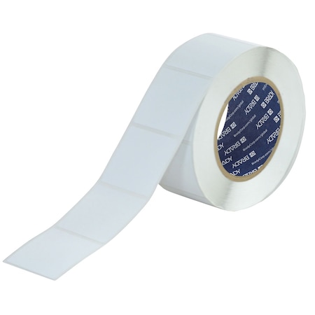 Brady Direct Thermal Printable Removable Paper Labels 2 in H x 2 in W White 1000/RL DT-277-816-1