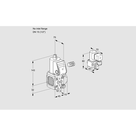 Honeywell Kromschroder VAS1-/15R/NW KS88018130