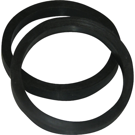 Westlake Pipe & Fittings 1-1/4'' Black Rubber Slip Joint Washer, 2PK 2/1/2251