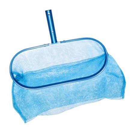 Poolmaster Aluminum Leaf Rake, Blue PM18215