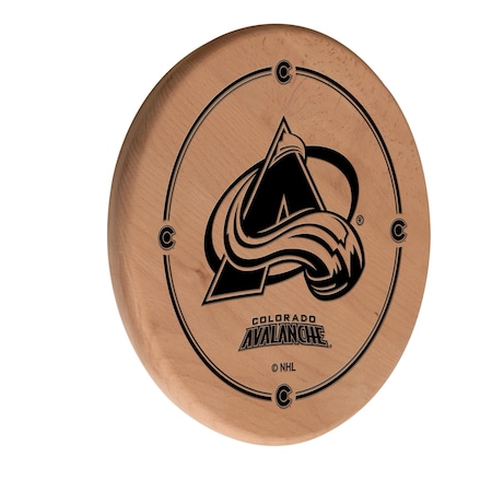 Holland Bar Stool Co Colorado Avalanche 13" Laser Engraved Solid Wood Sign WSgnLNatColAva