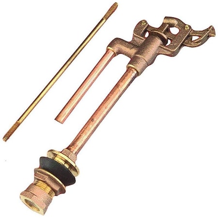 Plumb Pak Toilet Ballcock, Brass, For: 8-1/2 in Toilet Tanks PP830-12