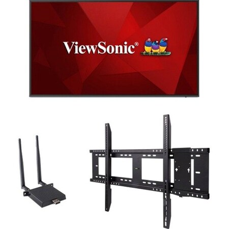 Viewsonic 86" Display, 3840 x 2160 Resolution, 450 cd/m2 Brightness, 24/7 CDE8620E1