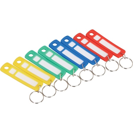 Smart Savers 2-1/2'' Plastic Tag Key Tag, 8PK 820375